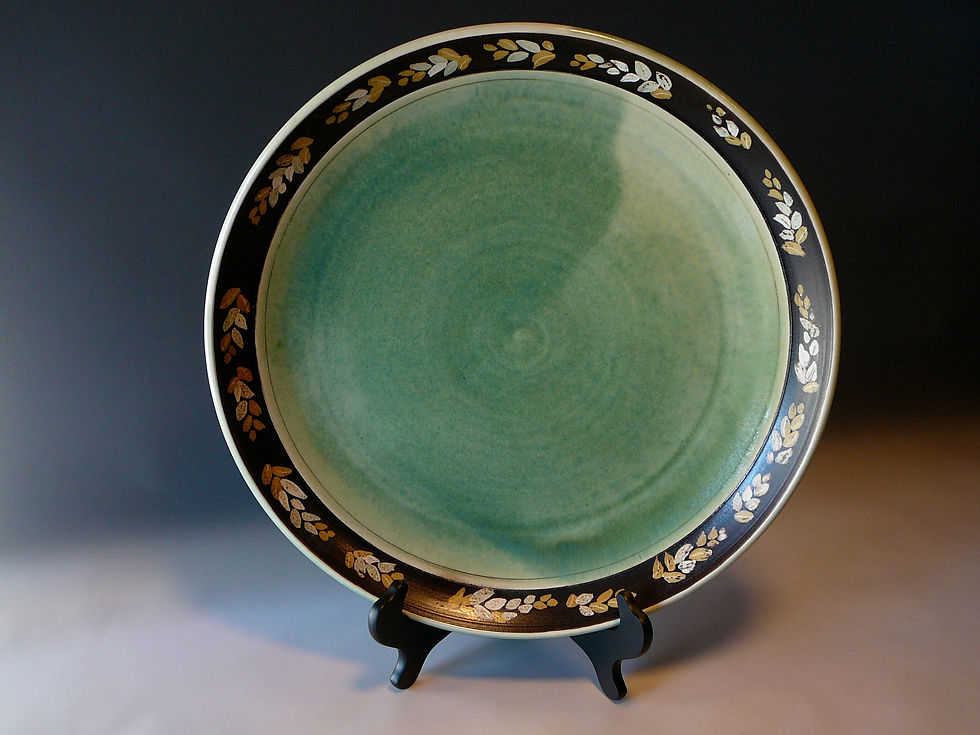 Green Multileaf platter