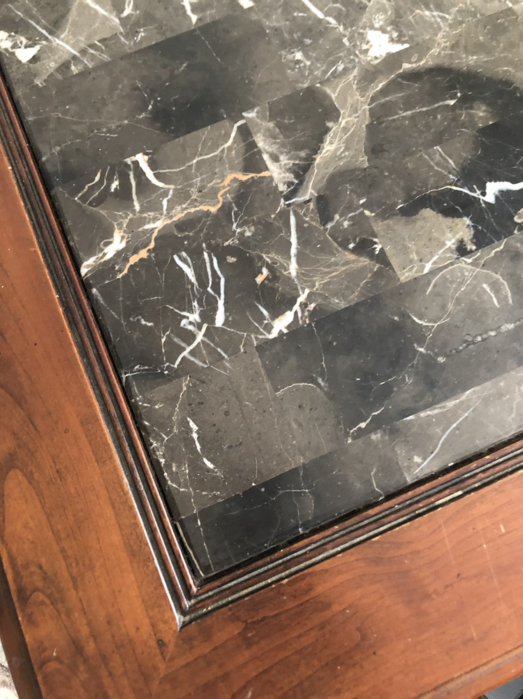 Painting A Stone Table Top With Slick Stick!