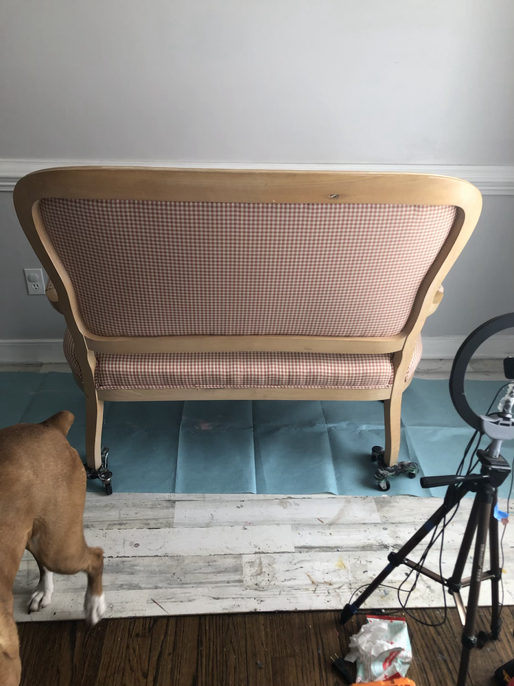 How To Paint Fabric Painting A Couch