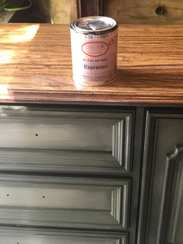 Painted Buffet with Dixie Belle Paint and Gel Stain
