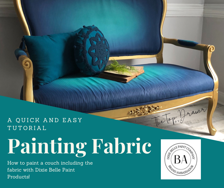 How To Paint Fabric Painting A Couch