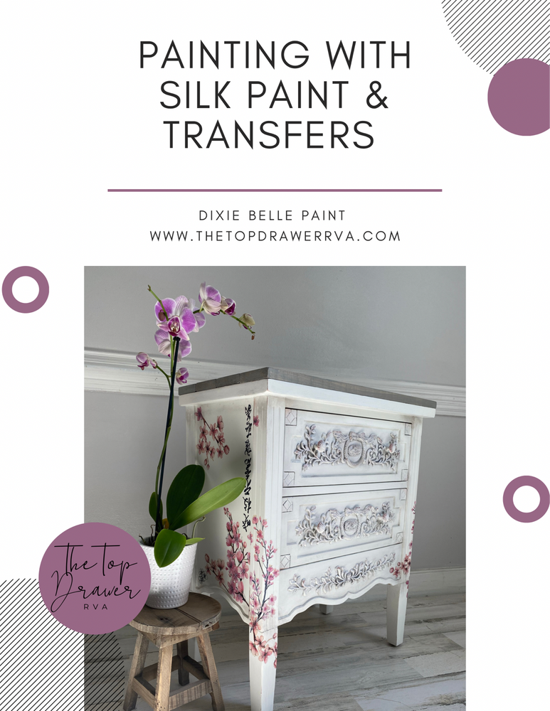 Painting With Silk All In One Furniture Makeover