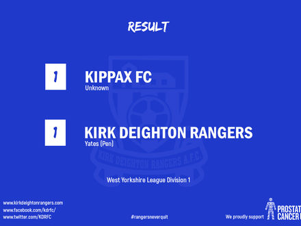 Match Report: Kippax FC 1 v 1 Rangers