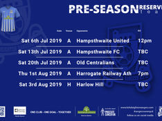 Reserves Pre-Season Fixture Update.