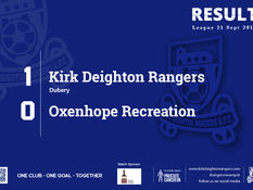 Match Report: Kirk Deighton Rangers 1 v 0 Oxenhope Recreation