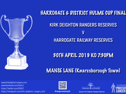 Hulme Cup Final Date Announced