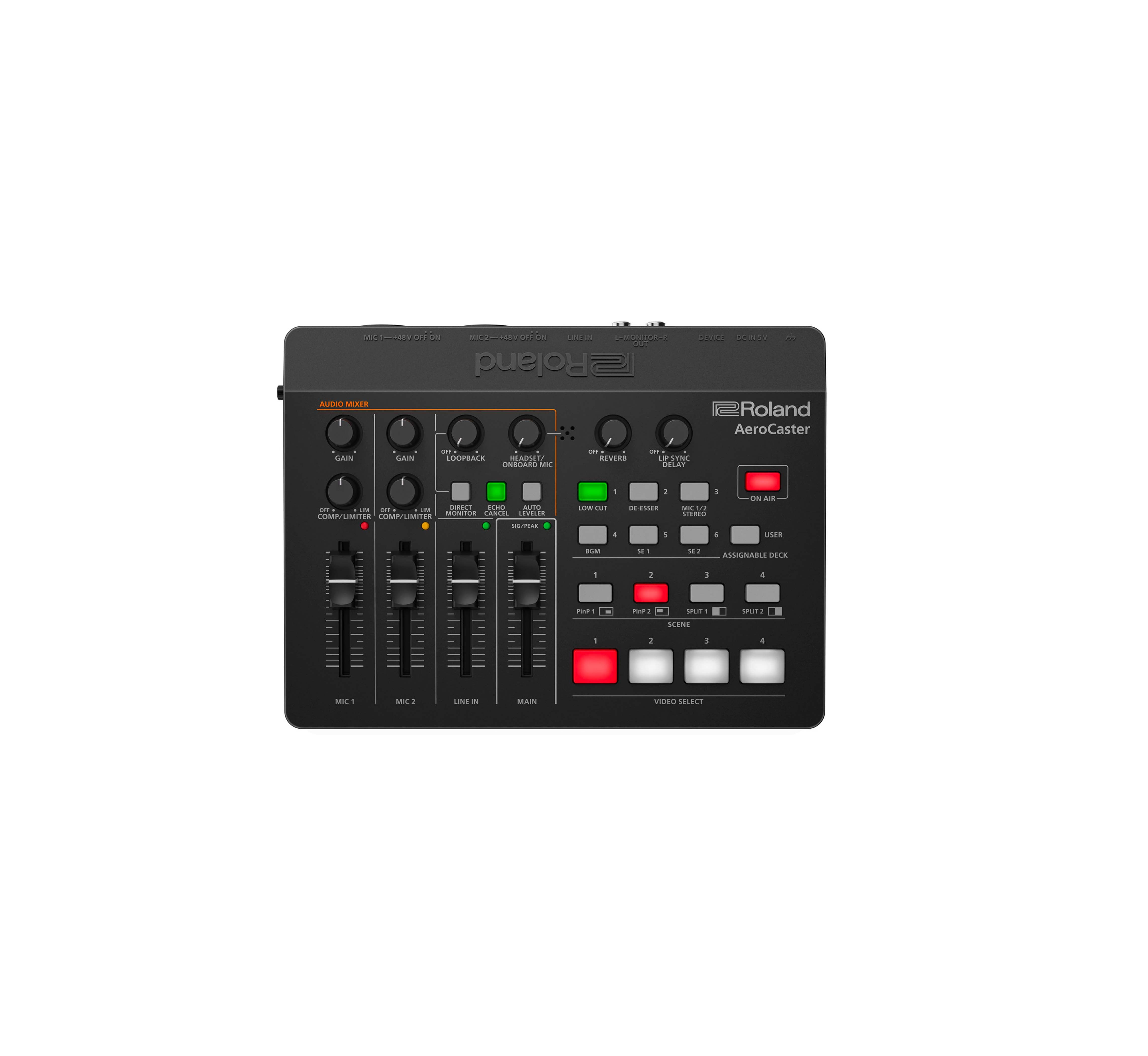 Vrc-01 - Roland AeroCaster Sistema de Livestreaming