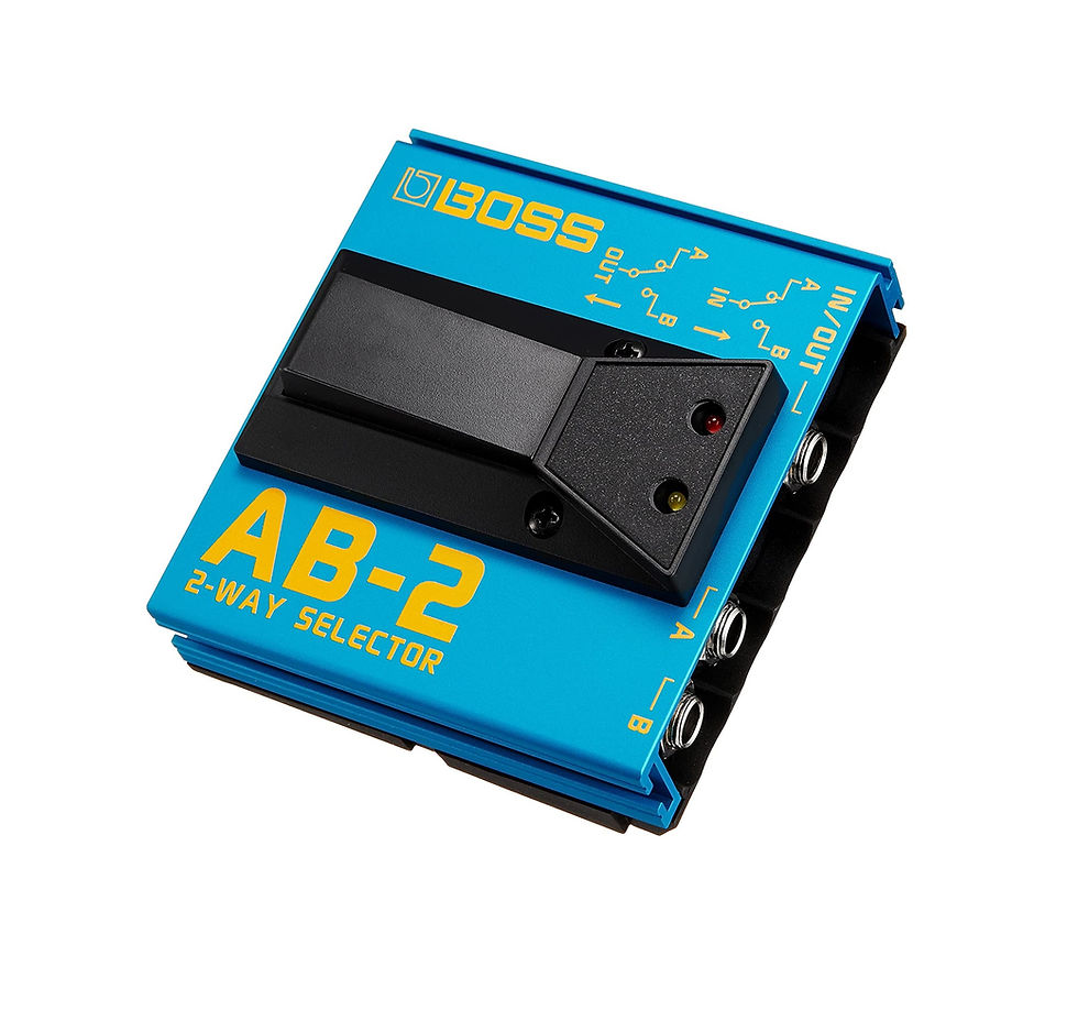 Miniatura: Ab-2 Boss - Pedal selector de 2 vías metal color azul