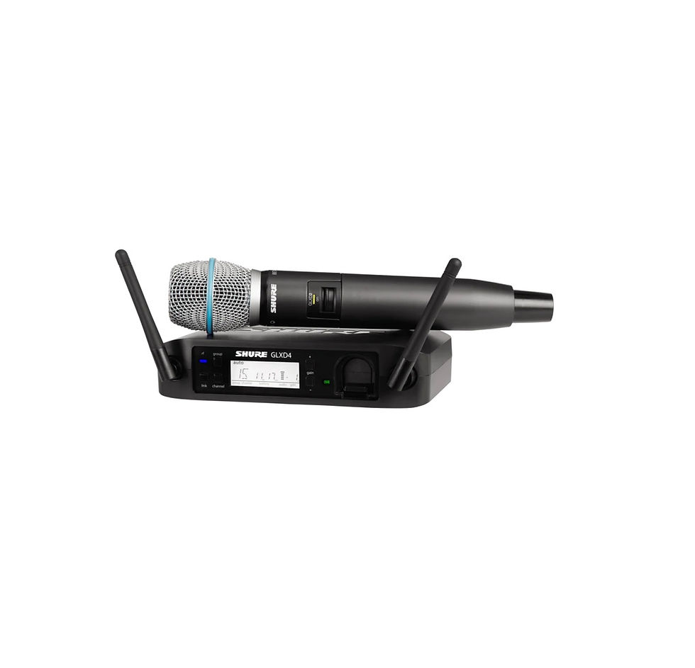GLXD24/B87A - Shure Sistema vocal inalambrico digital con microfono Beta 87A
