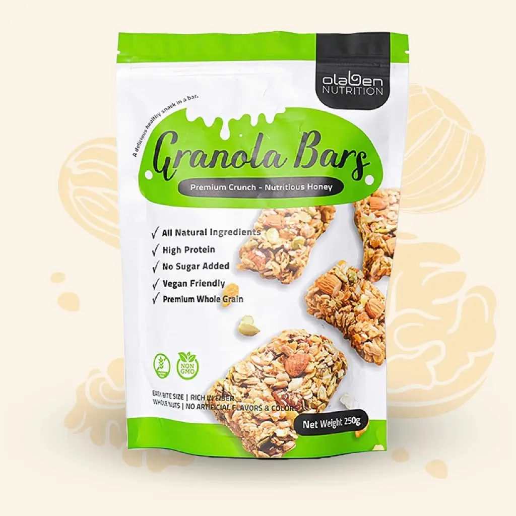 Olaben Nutrition Granola Bars 250g - Thanh hạt dinh dưỡng ăn kiêng - Hỗ trợ giảm