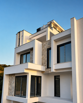 Modern villa with sea view in Montenegro Utjeha