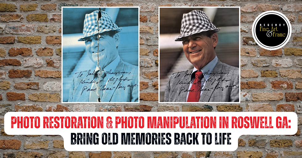 Photo Restoration & Photo Manipulation in Roswell GA: Bring Old Memories Back to Life