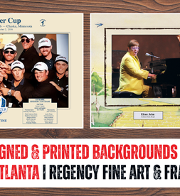 Custom Designed & Printed Backgrounds for Framing in Atlanta | Regency Fine Art & Frame