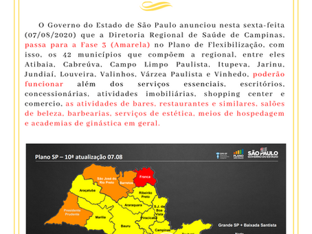 Plano São Paulo - 07/08/2020