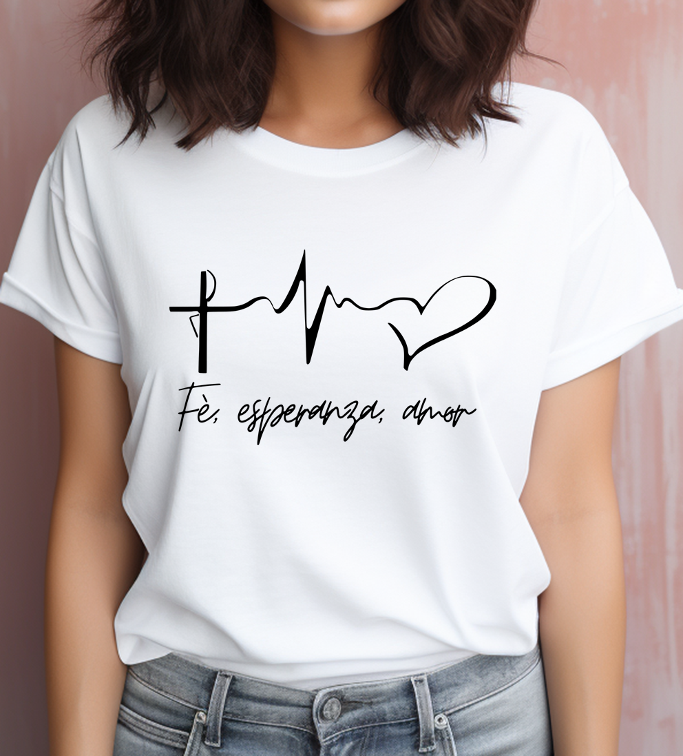 Fe Esperanca e amor Dtf Transfer