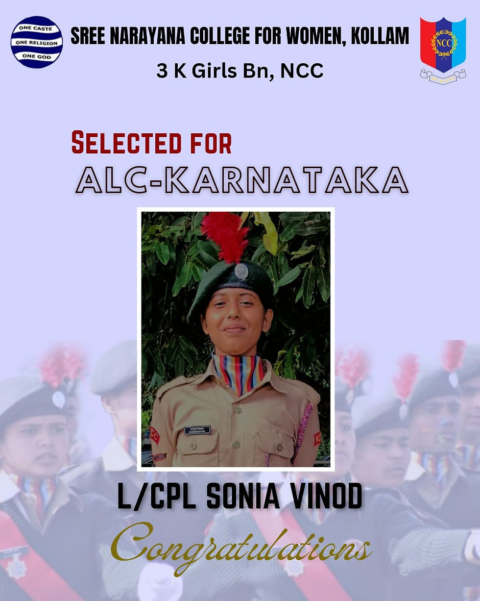 CONGRATULATIONS SONIA VINOD