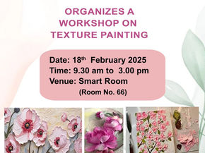 WORKSHOP ON TEXTURE PAINTING