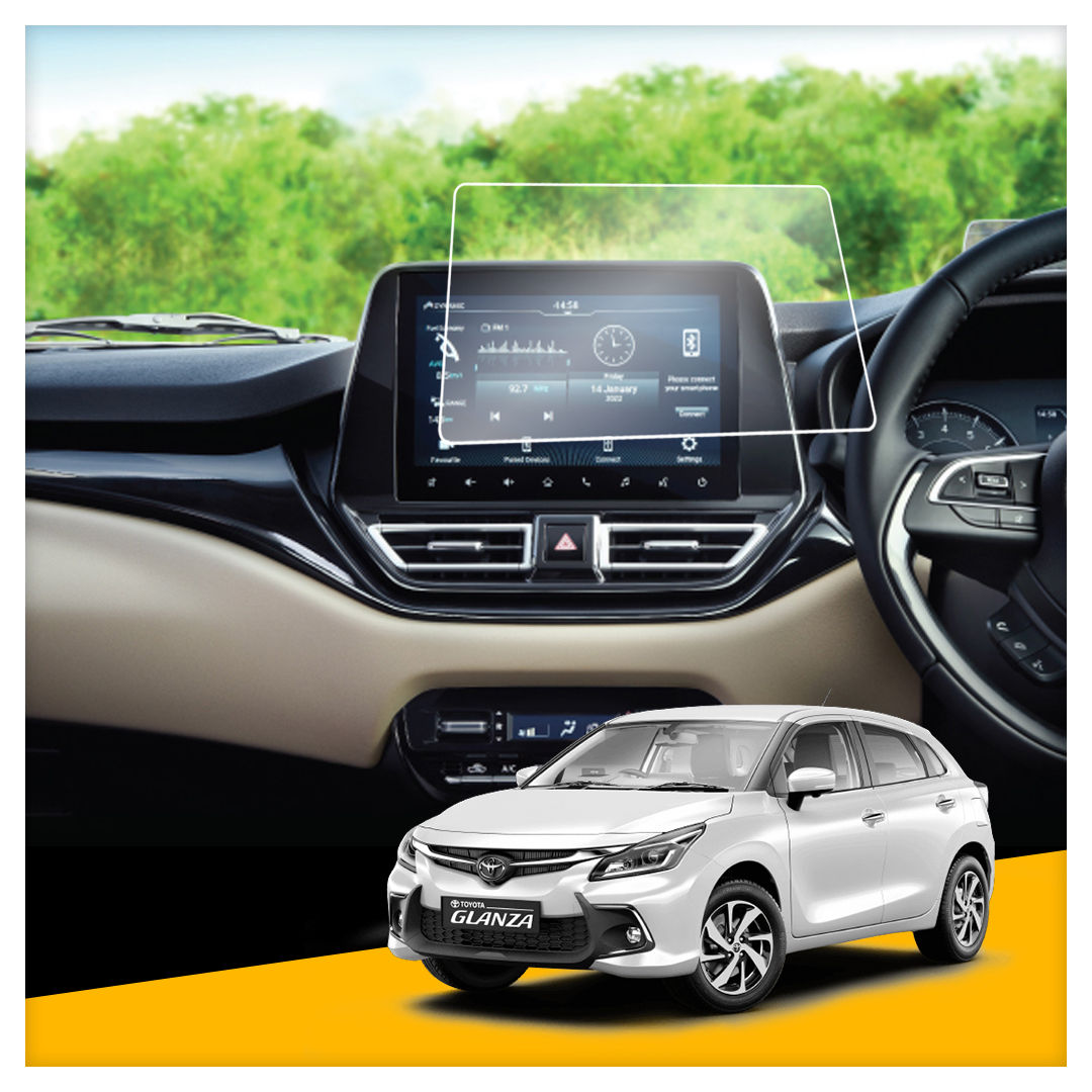 Toyota Glanza Facelift [2022-Running] 9 Inch Screen Guard