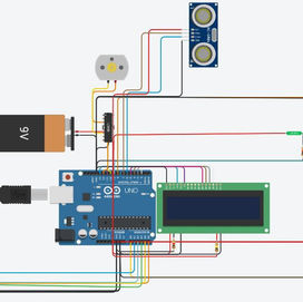 Circuit Diagram of Water Controlling Reservoir.