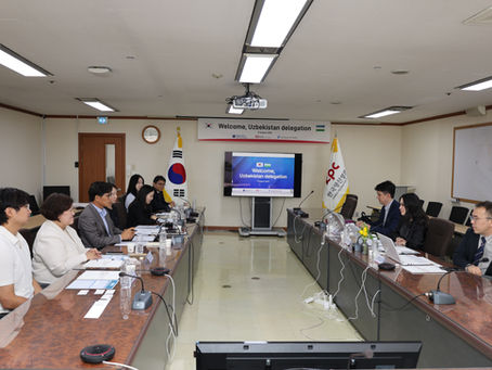 경북테크노파크-한국생산성본부, 우즈베키스탄 디지털기술부 IT Park 방문단 맞아