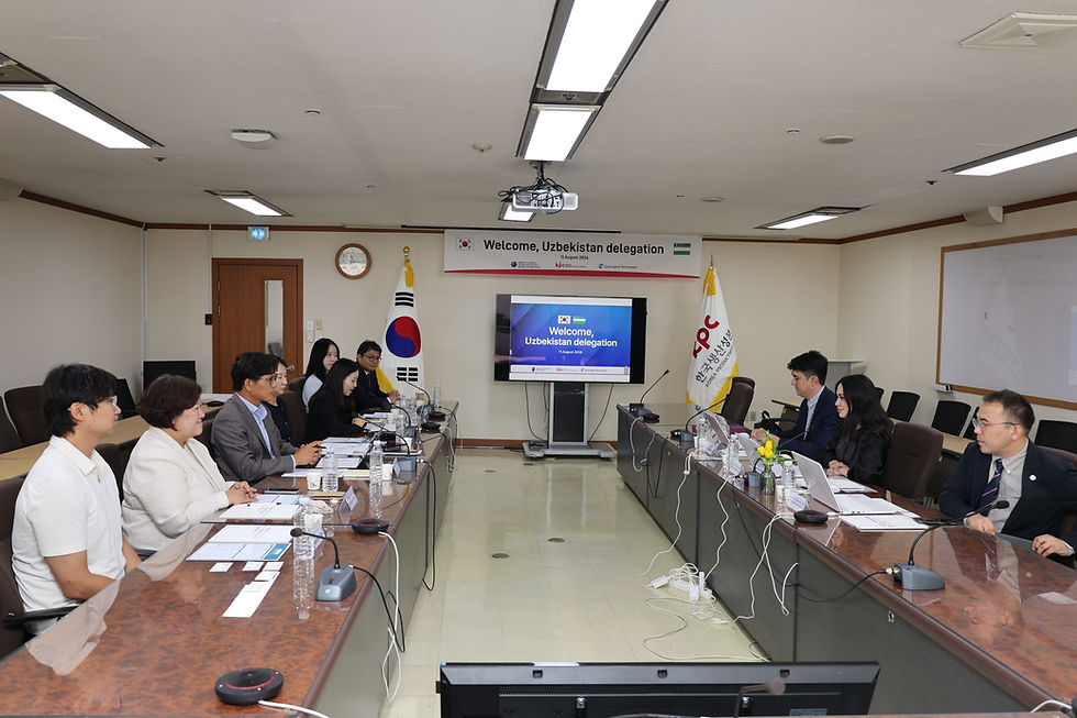 경북테크노파크-한국생산성본부, 우즈베키스탄 디지털기술부 IT Park 방문단 맞아