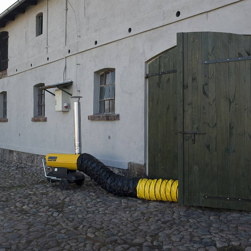 Miniatură: Incalzitor cu motorina ardere indirecta MASTER BV 170 E Made in Italy 49kW 220V