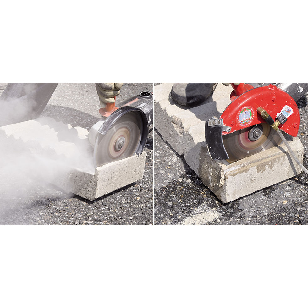 Miniatură: Masina de taiat fara praf, EM125, disc 125 mm, motor electric 2.5 kW