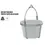 Miniatură: Suport Galeata din Plastic 40L - IORI-BS1