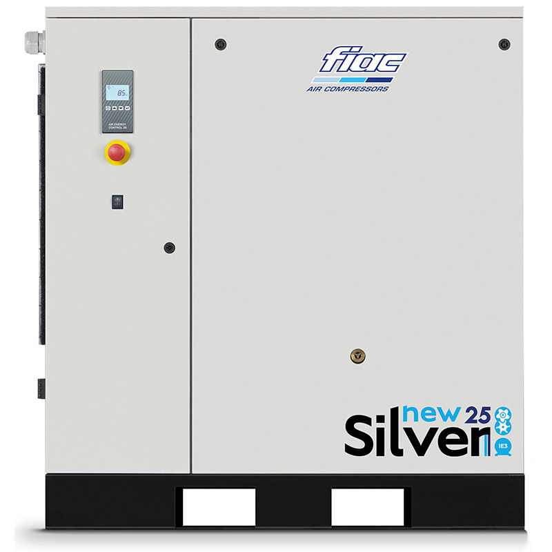 Miniatură: Compresor cu surub tip NEW SILVER 25, 13 bar, 380V, 25CP, 18.5kW, Made in Italy