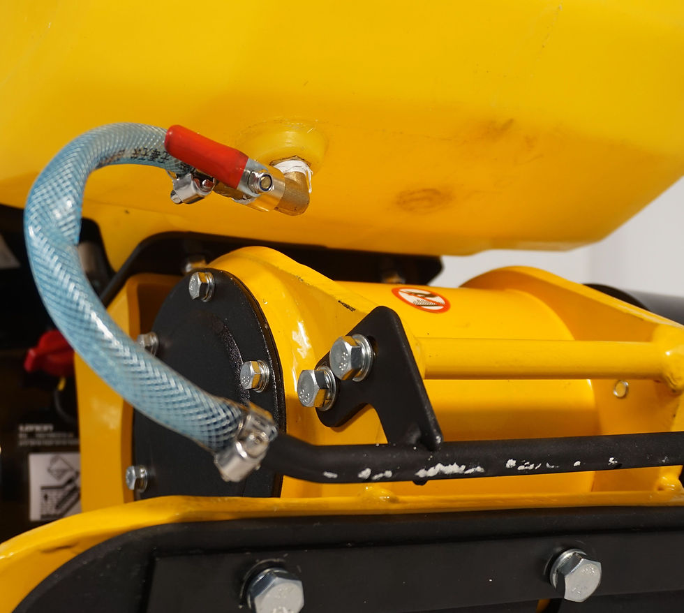 Miniatură: Stager PCB60 Placa compactoare usoara, Loncin G200F benzina, rezervor apa, roti