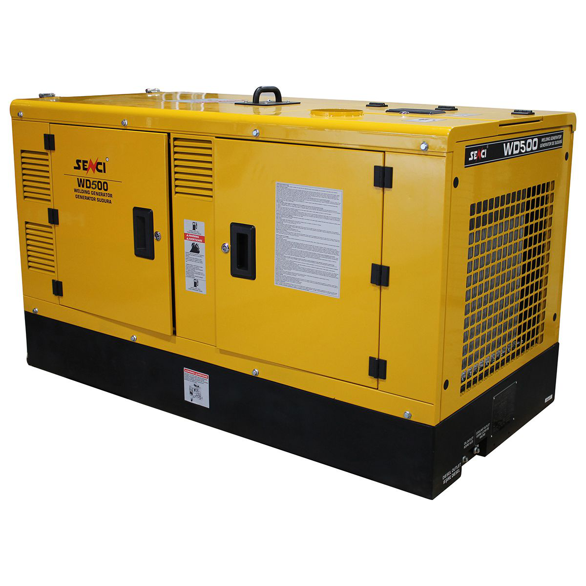 Generator de sudura Senci WD500, 500A, Putere max. 27,5 kW, 230V/400V, Diesel