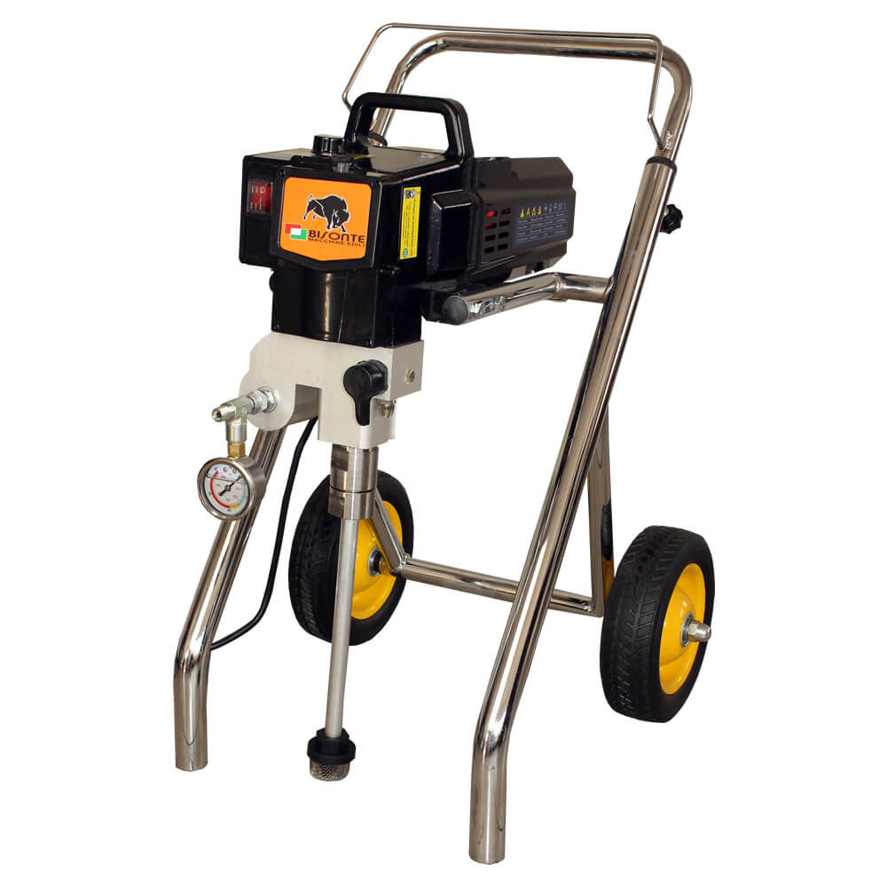 Pompa airless cu piston Bisonte, PAZ-6325ic, debit 2,4 l/min., motor 1400W