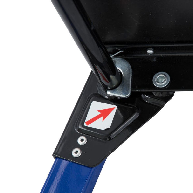 Miniatură: Scara tip platforma Krause, 2 trepte, platforma 1m, H lucru 2.45m, MONTO StepTop