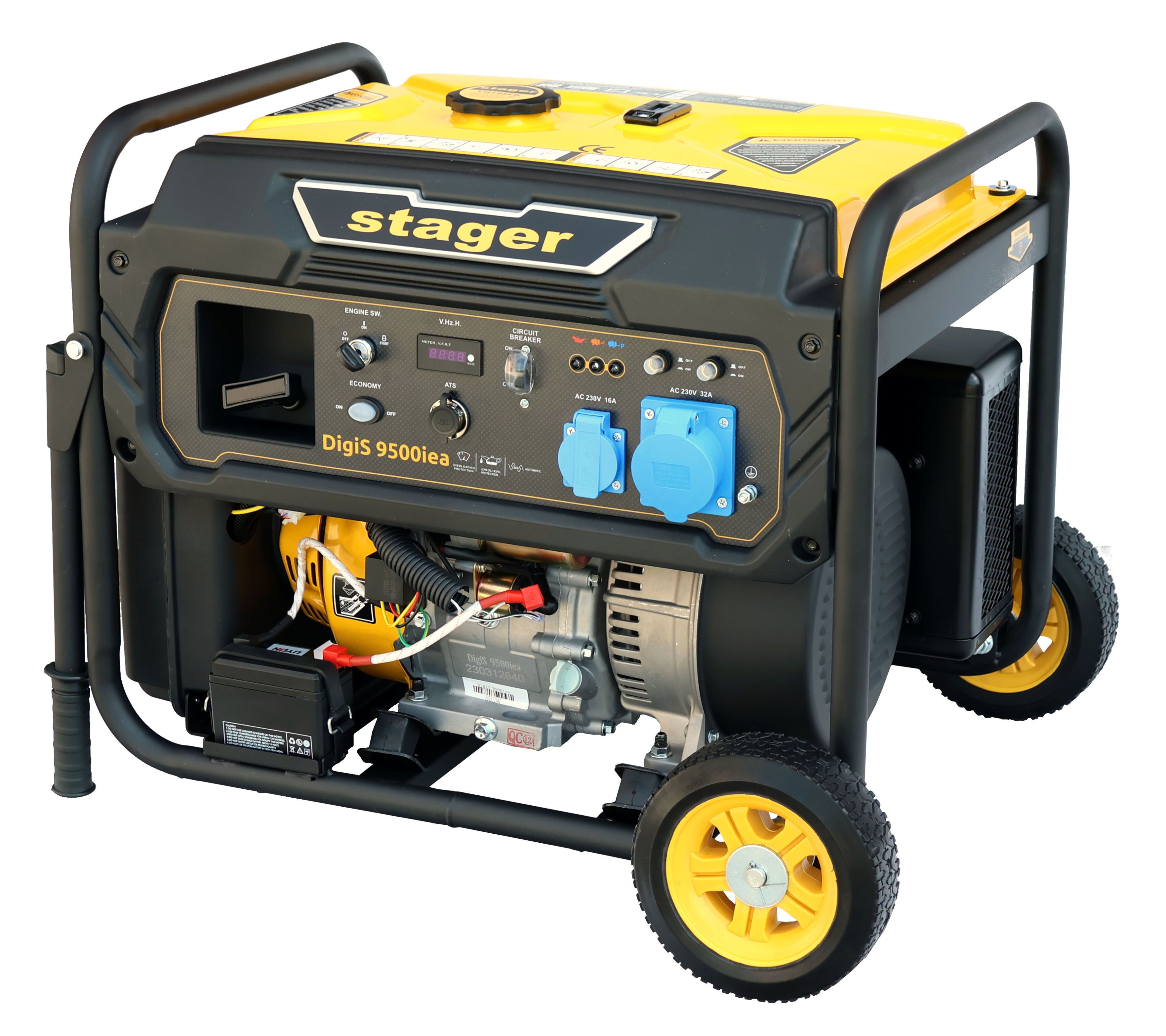 Stager DigiS 9500iea Generator digital invertor open-frame 9.5kW, 230V, benzina