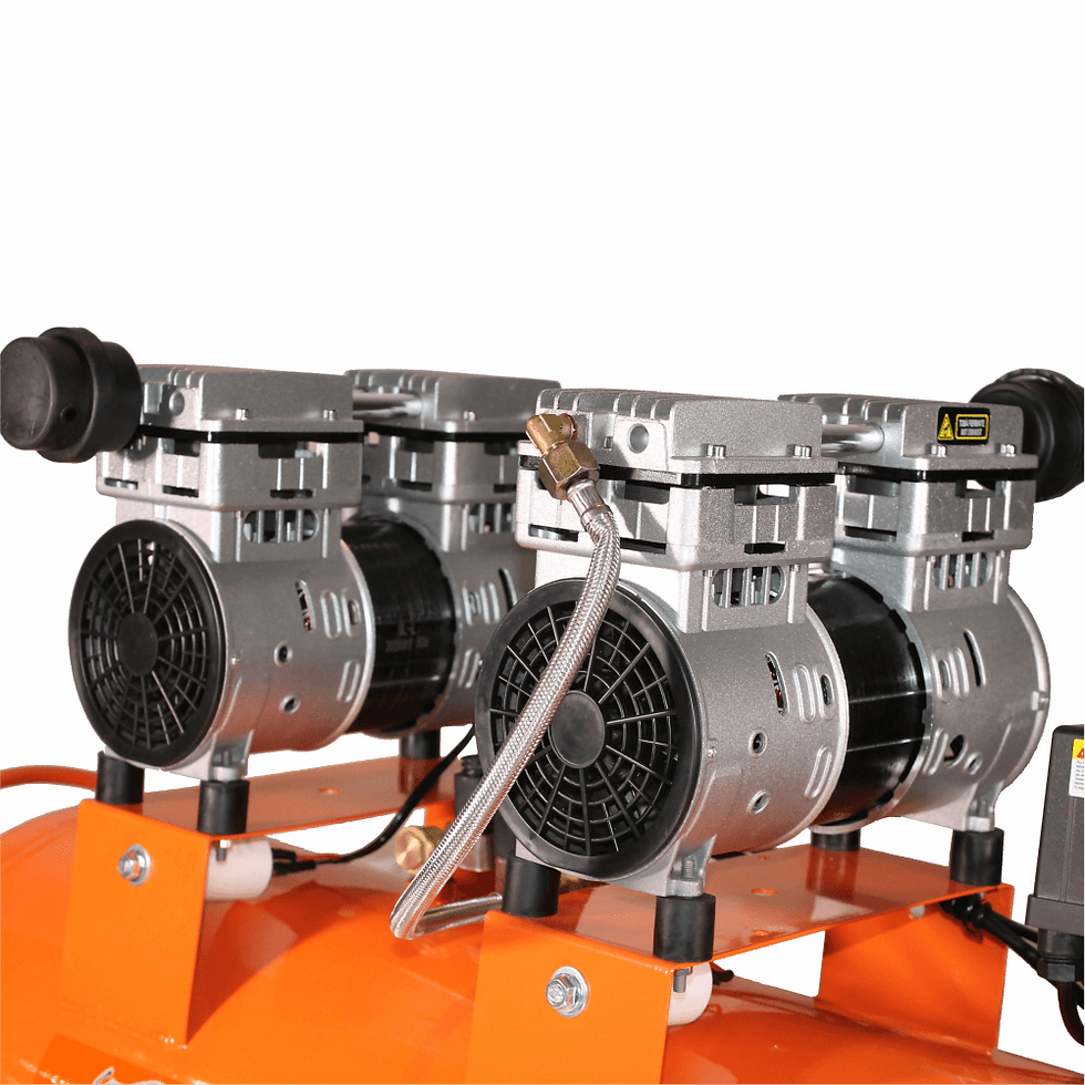 Miniatură: Compresor electric fara ulei bisonte SC024-100, debit aer 336 l/min., motor 230V