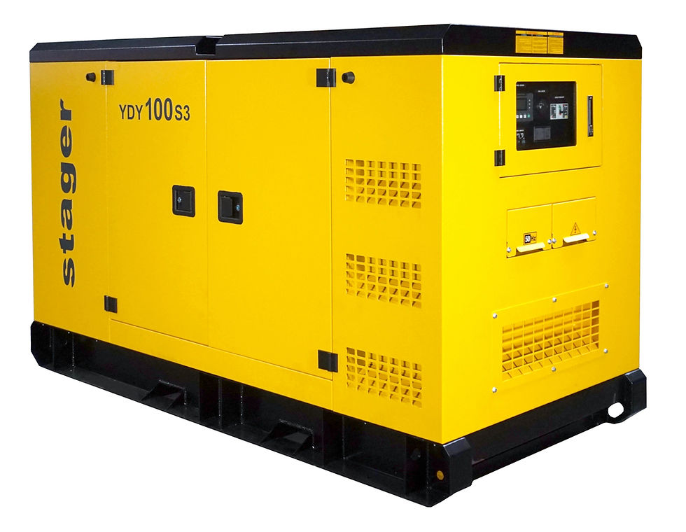 Miniatură: Stager YDY100S3 Generator insonorizat 100kVA, 130A, 1500rpm, trifazat, diesel