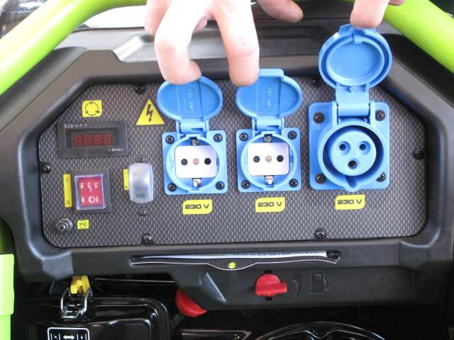 Miniatură: Generator de curent PRAMAC PX5000, 220V, 3.8 kW, benzina, made in Italy