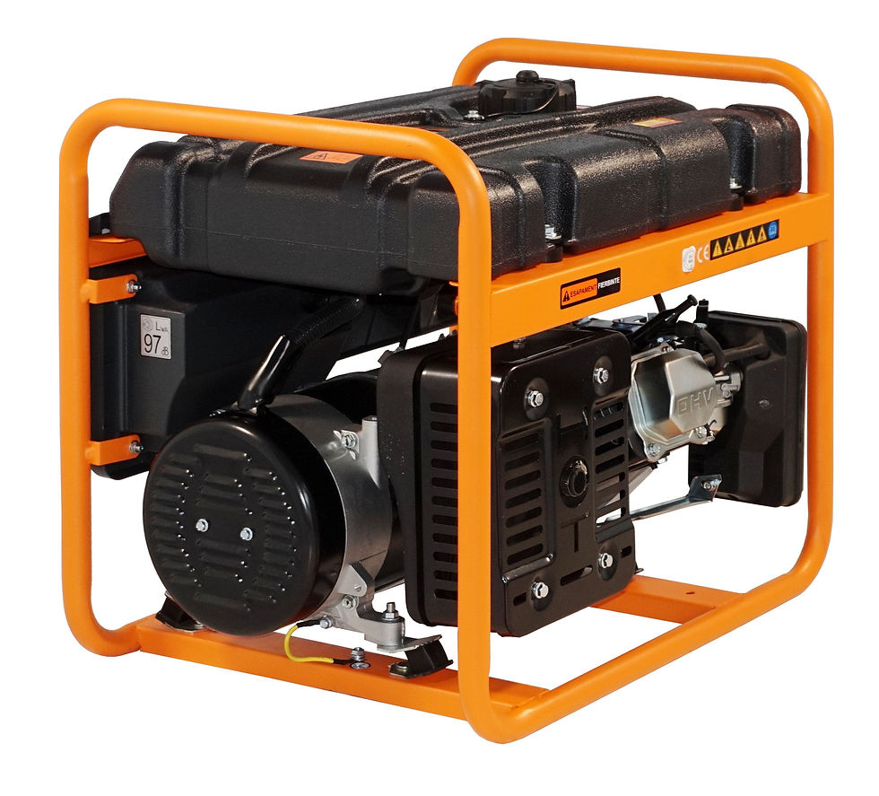Miniatură: Stager GG 4000D Generator open-frame 3.5kW, monofazat benzina, pornire la sfoara