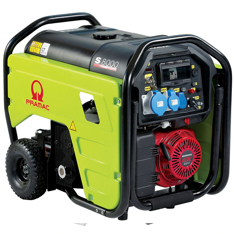 Miniatură: Generator de curent monofazat 6.4 kW PRAMAC S8000 + CONN