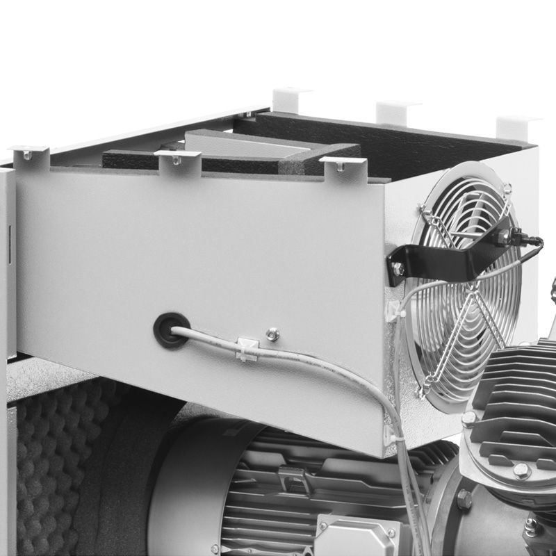 Miniatură: Compresor industrial fara ulei, 930l/min, rezervor 5000l, 380V, FIAC Clean AIR