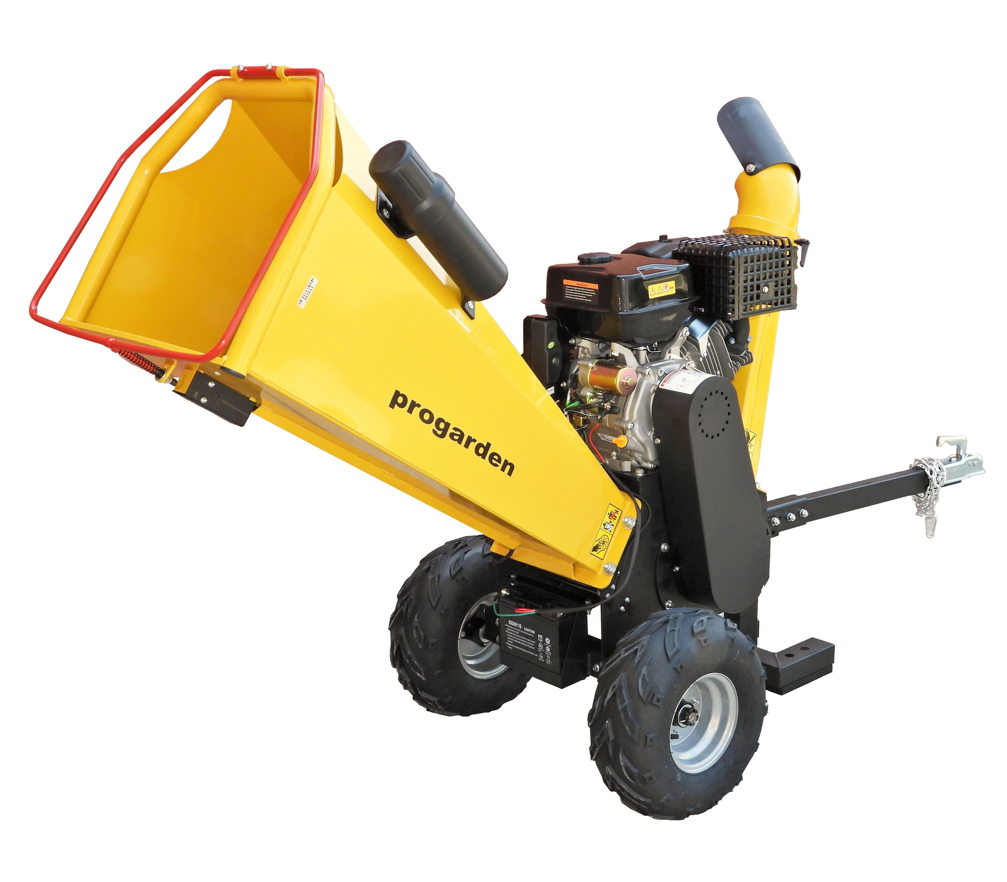 Tocator resturi vegetale ProGARDEN TB100EN, 15CP, benzina, 120mm, electric