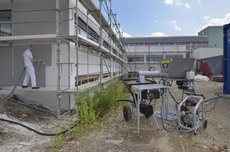 Miniatură: Pompa cu snec Wagner PlastMIX 15, debit material 15 l/min, motor electric 1,4 kW