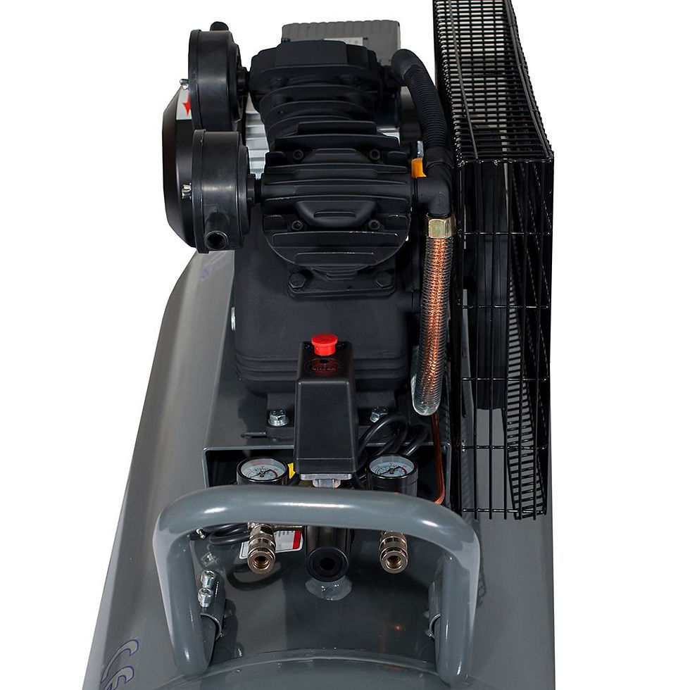 Miniatură: Compresor aer Stager HMV0.25/250, 250L, 8bar, 324L/min, monofazat, pe curea