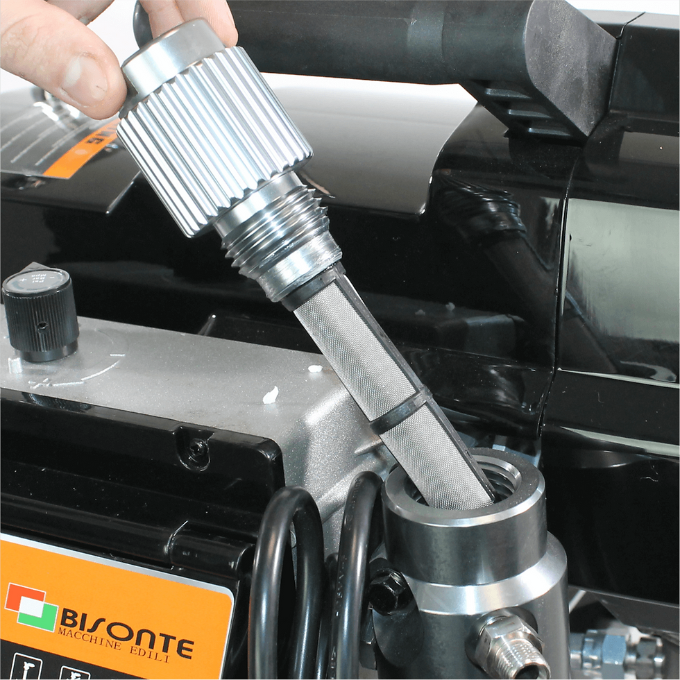 Miniatură: Pompa airless cu piston BISONTE PAZ20X_cuva, debit 2,0 l/min., motor 1100W
