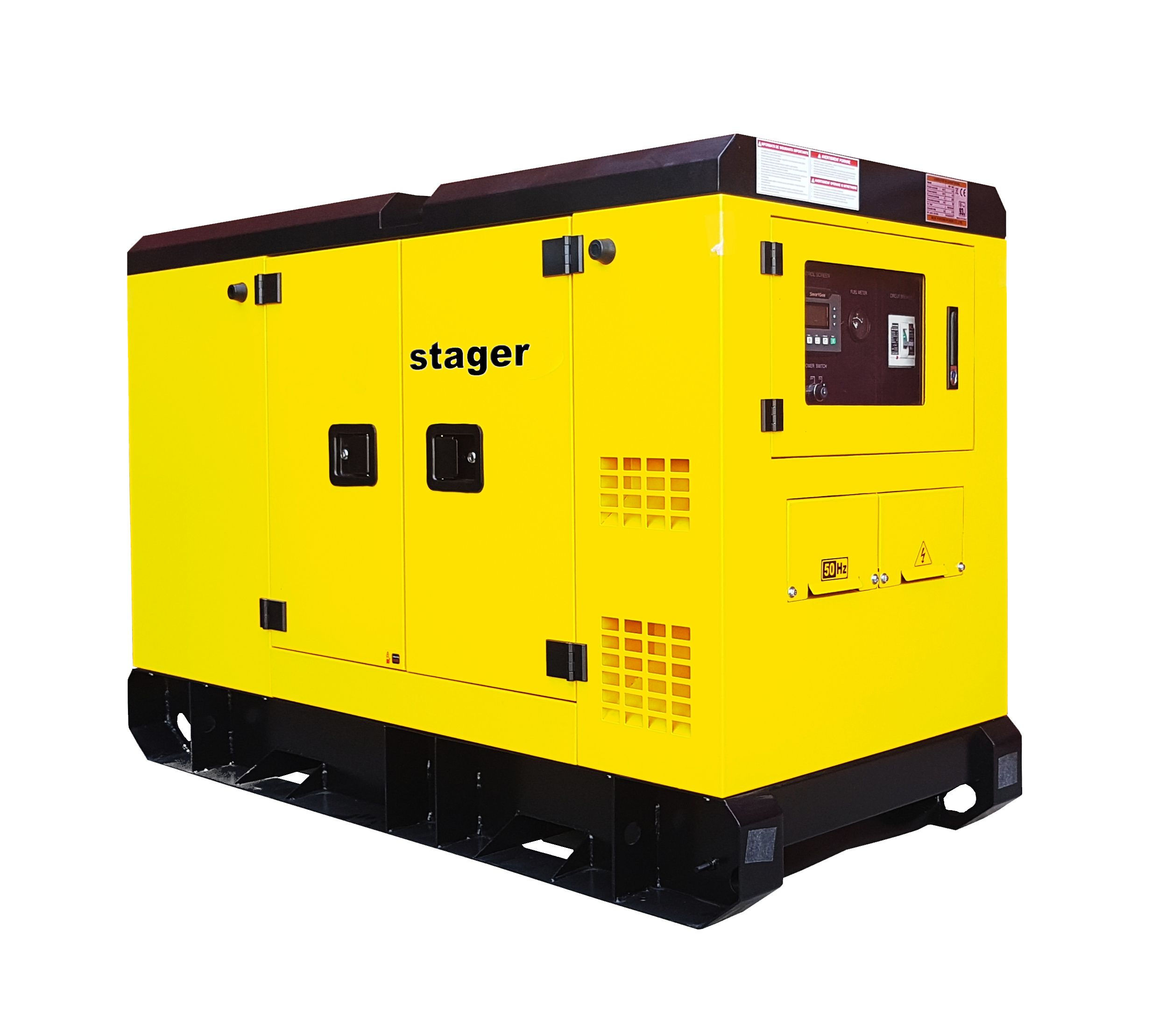 Stager YDY303S3 Generator insonorizat 303kVA, 397A, 1500rpm, trifazat, diesel