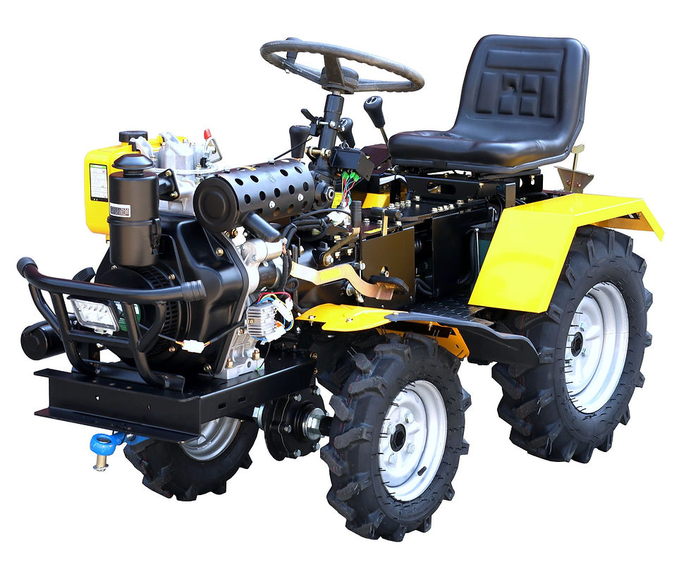 Minitractor 4x4, ProGARDEN Campo T12M, 12CP, diesel, hidraulica fata-spate