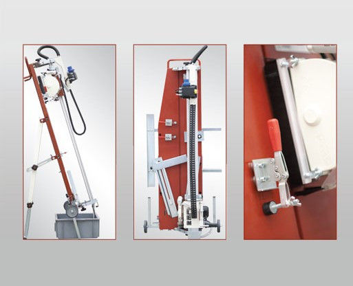 Miniatură: Masina verticala de taiat gresie, faianta, placi, 105cm, 0.9kW, LEM 105