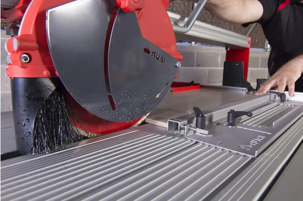 Miniatură: Masina de taiat gresie, faianta si placi trifazica, fara praf cu laser