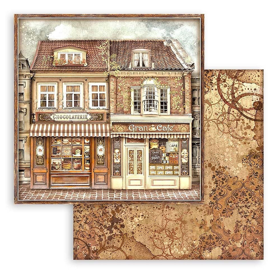 Thumbnail: Stamperia Backgrounds Double-Sided Paper Pad 12"X12" 10/Pkg