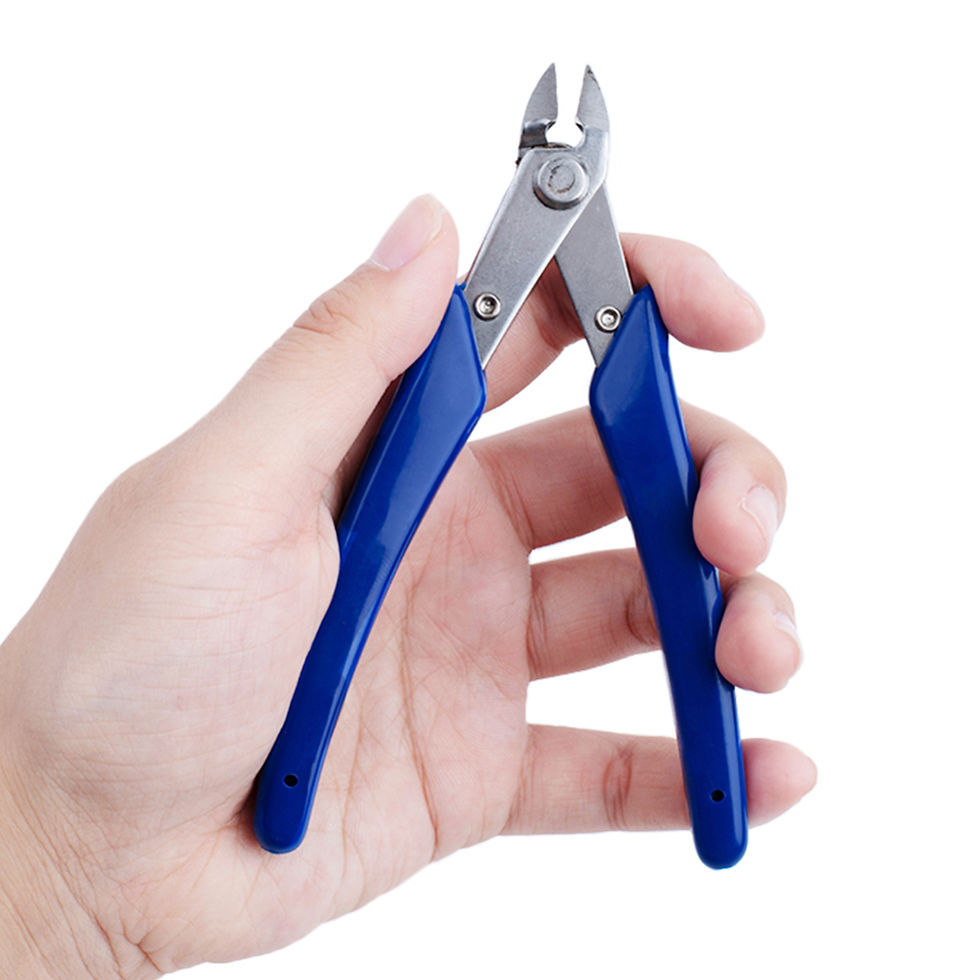 Thumbnail: Stainless Steel Flush Cutter Jewellery Pliers – Precision Wire Cutters for Jewel